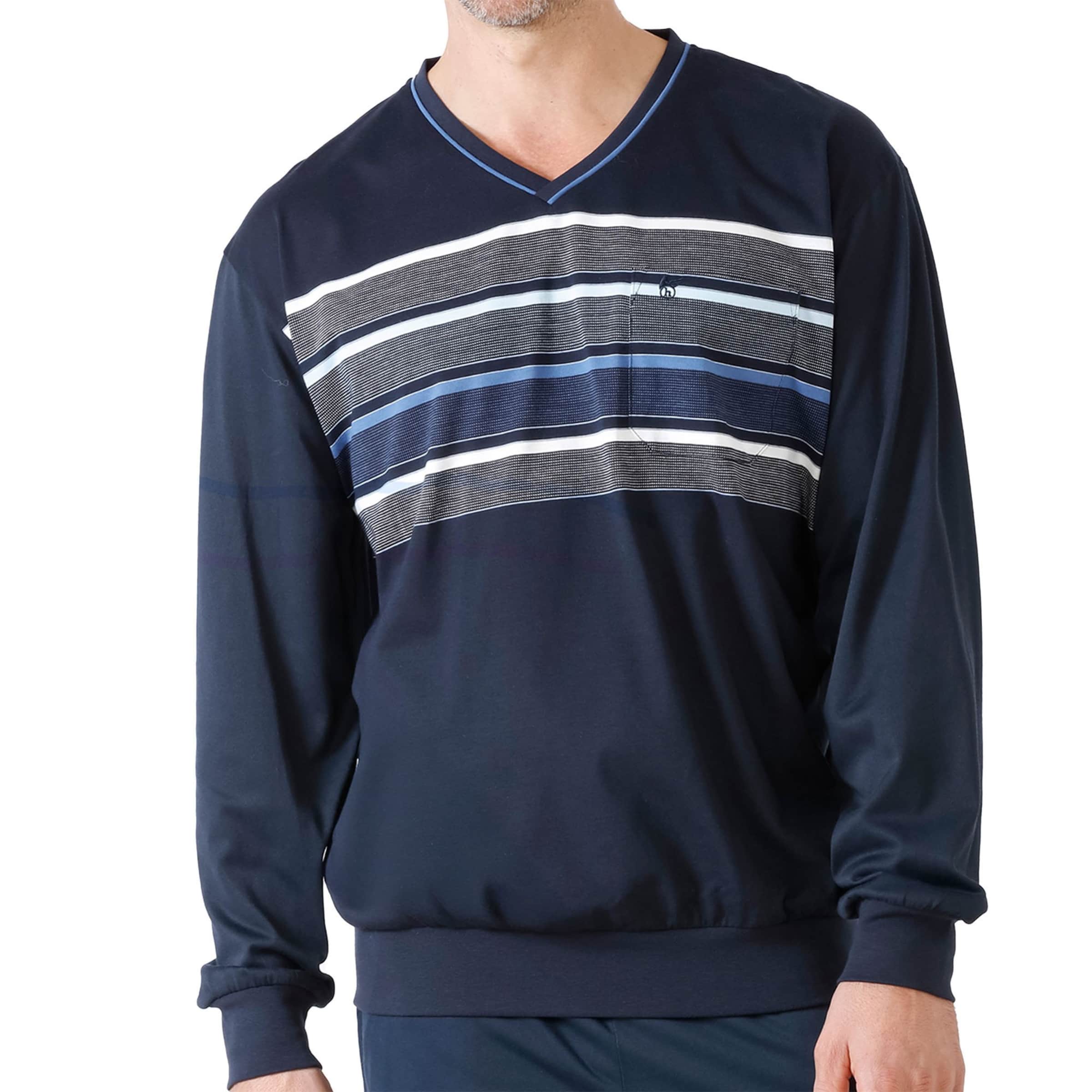 HAJO - Pijama largo en azul