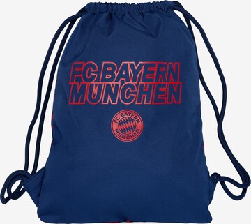 FC BAYERN MÜNCHEN Sports Bag 'FC Bayern München' in Blue: front