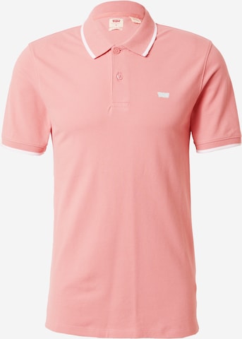 LEVI'S ® Shirt 'Slim Housemark Polo' in Red: front