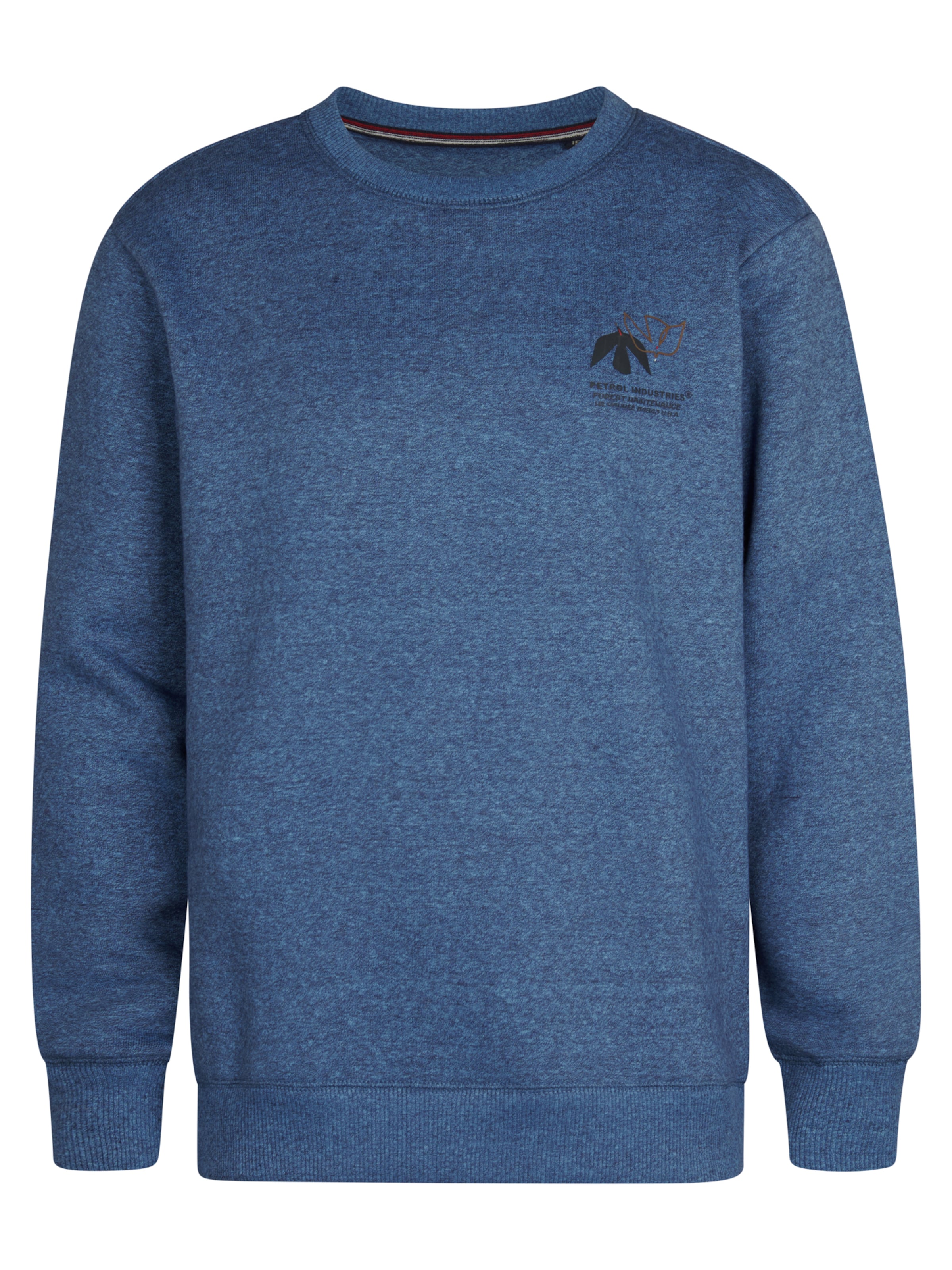 Petrol Industries Sweatshirt in Blauw: voorkant