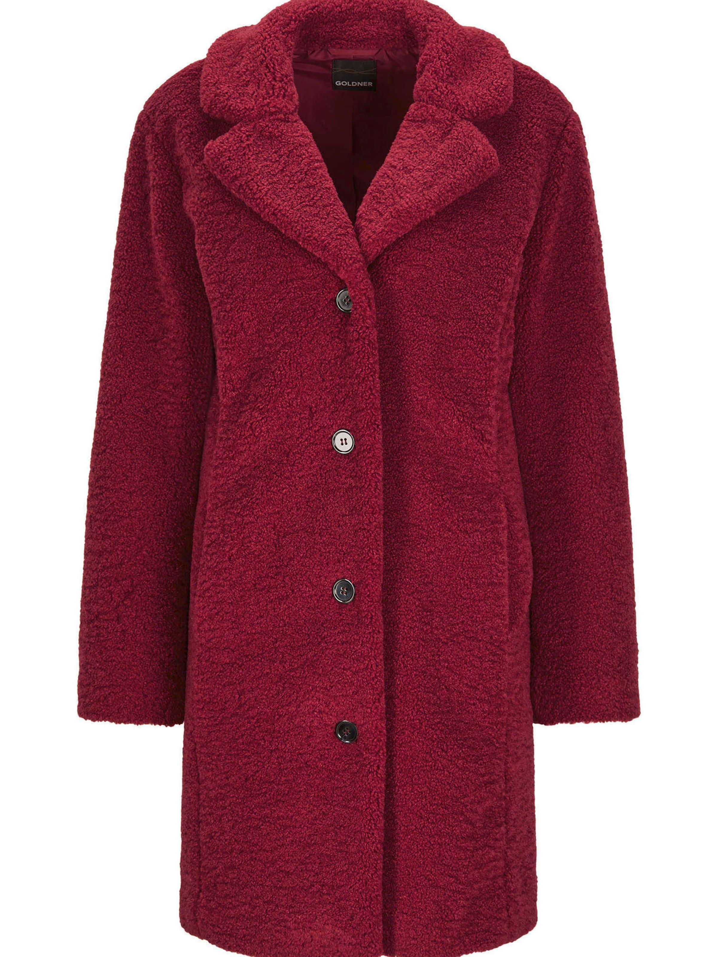 Goldner Mantel in Rot: Vorderseite