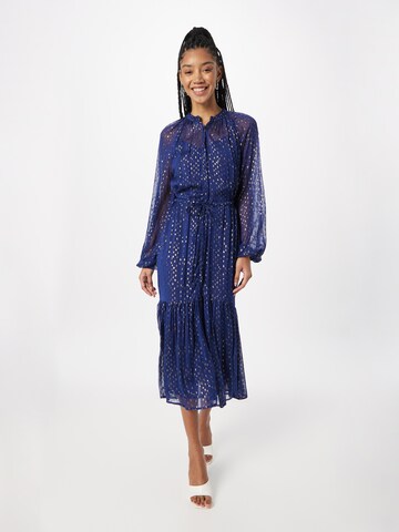 Warehouse Shirt dress in Blue: front