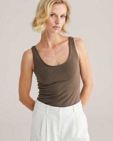 Haut WE Fashion en vert : devant