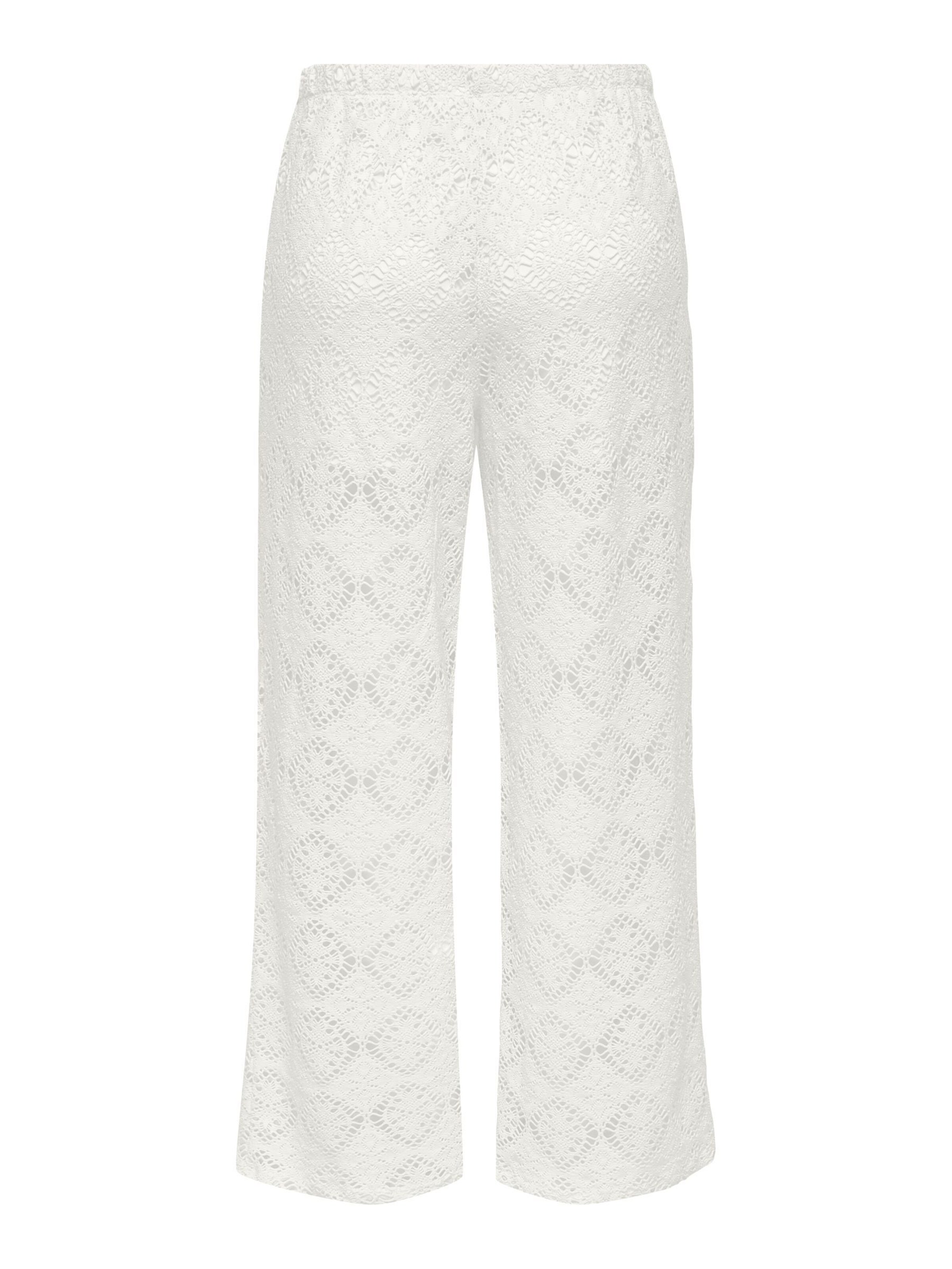 JDY - Pierna ancha Pantalón 'JDYEva' en blanco