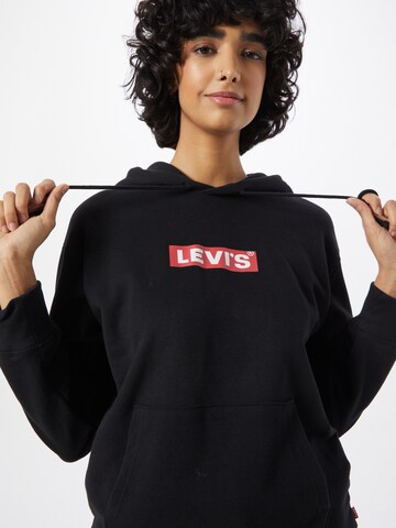 LEVI'S ® Sweatshirt 'Graphic Standard Hoodie' in Zwart