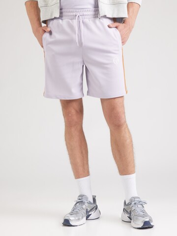 Regular Pantalon de sport 'Pietrapertosa' Sergio Tacchini en violet : devant