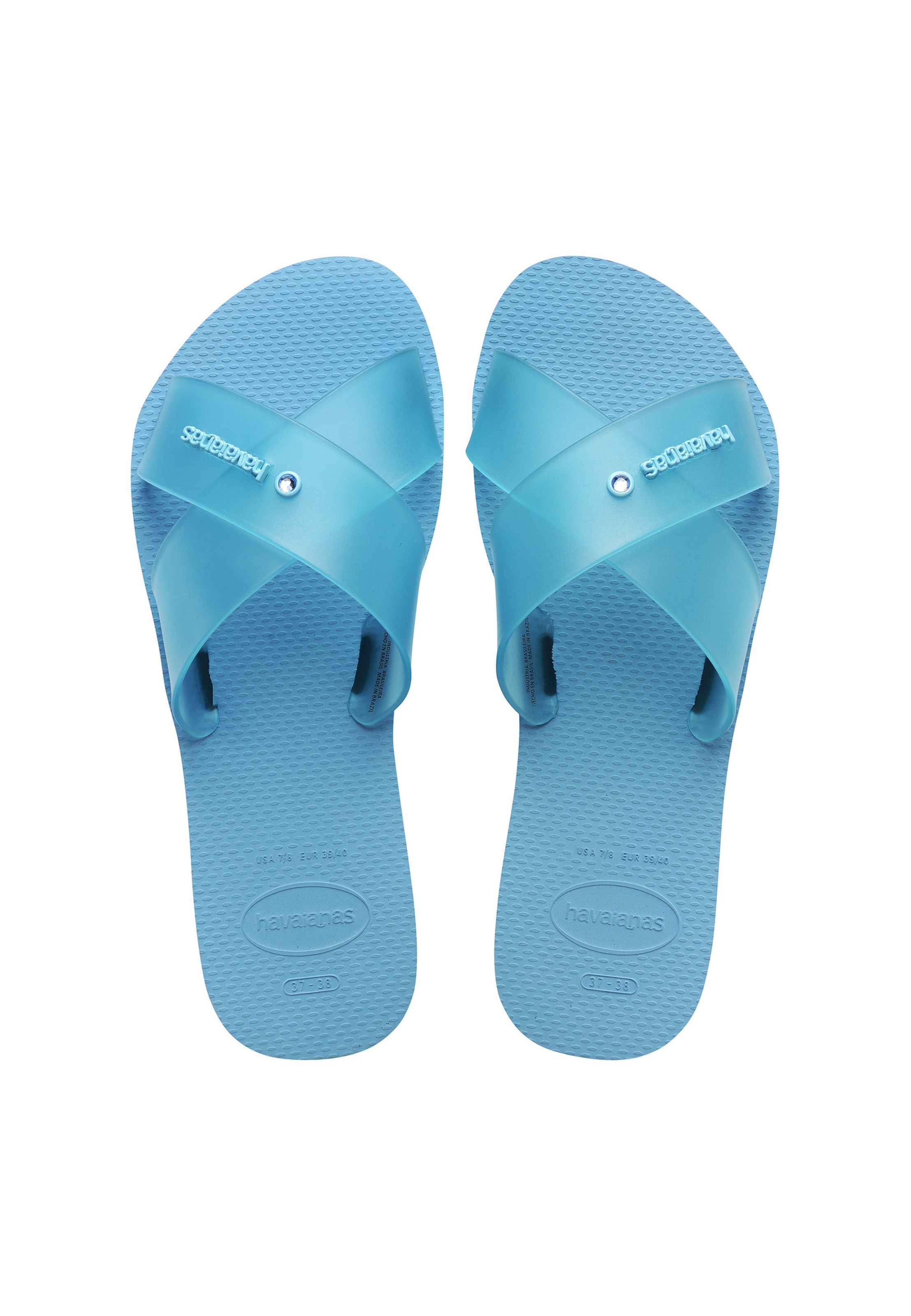 HAVAIANAS Mule 'Aqua Jelly' in Blue