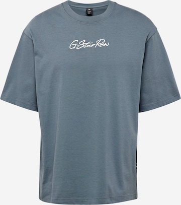 T-Shirt 'Autograph' G-Star RAW en gris : devant