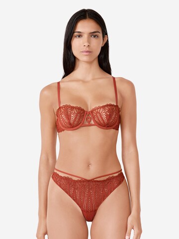 Balconcino Reggiseno 'Virtuose' di ETAM in marrone