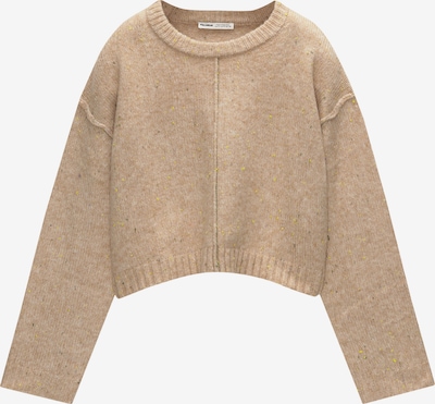 Pull&Bear Pull-over en écru / beige clair / jaune / olive, Vue avec produit