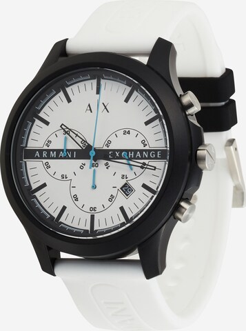 ARMANI EXCHANGE - Reloj analógico en blanco: frente
