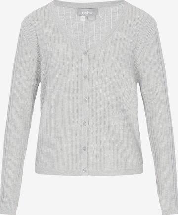 Cardigan Usha en gris : devant
