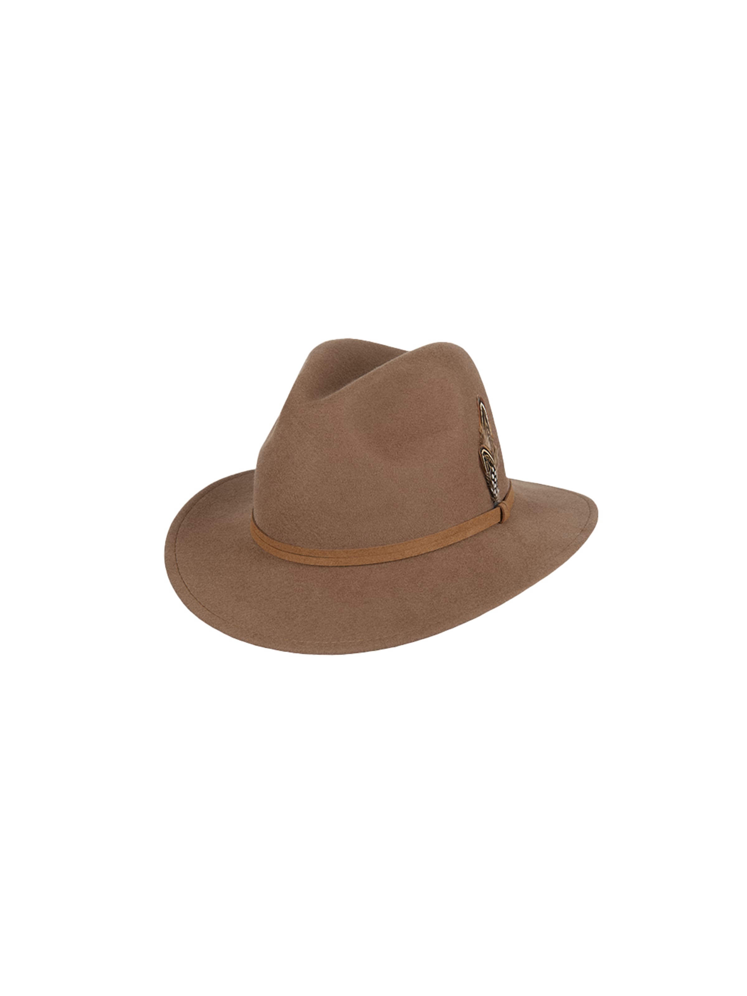 Hatland Hat 'Burundy' in Brown: front