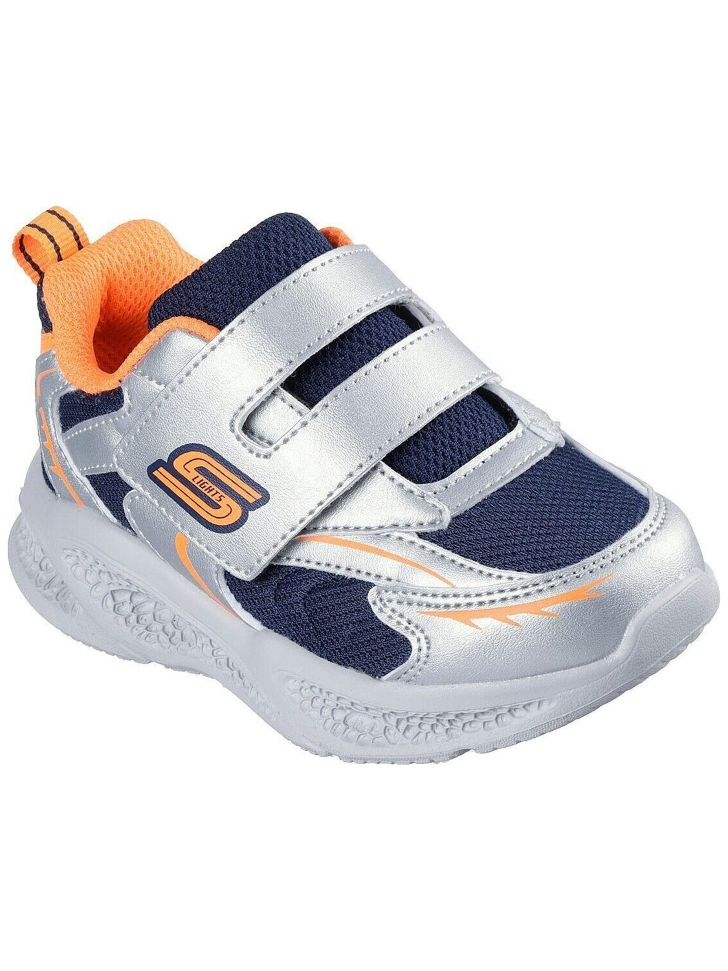 SKECHERS Sportschuh 'Skechers Meteor-lights - Glow'‌‌‌‌‌‌ in Grau: Vorderseite