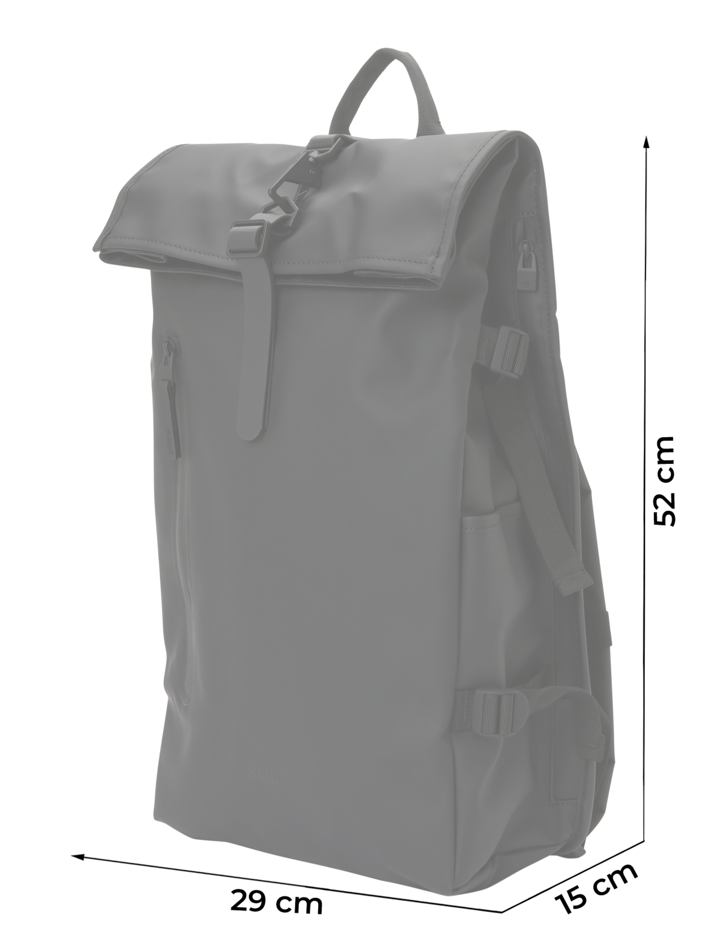 RAINS Рюкзак в Черный