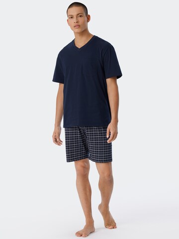 SCHIESSER Short Pajamas in Blue