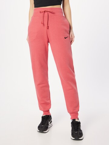 Nike Sportswear Tapered Broek in Roze: voorkant