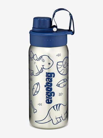 ergobag Drinking Bottle 'Trinkflasche Edelstahl Trinkflasche' in Blue: front
