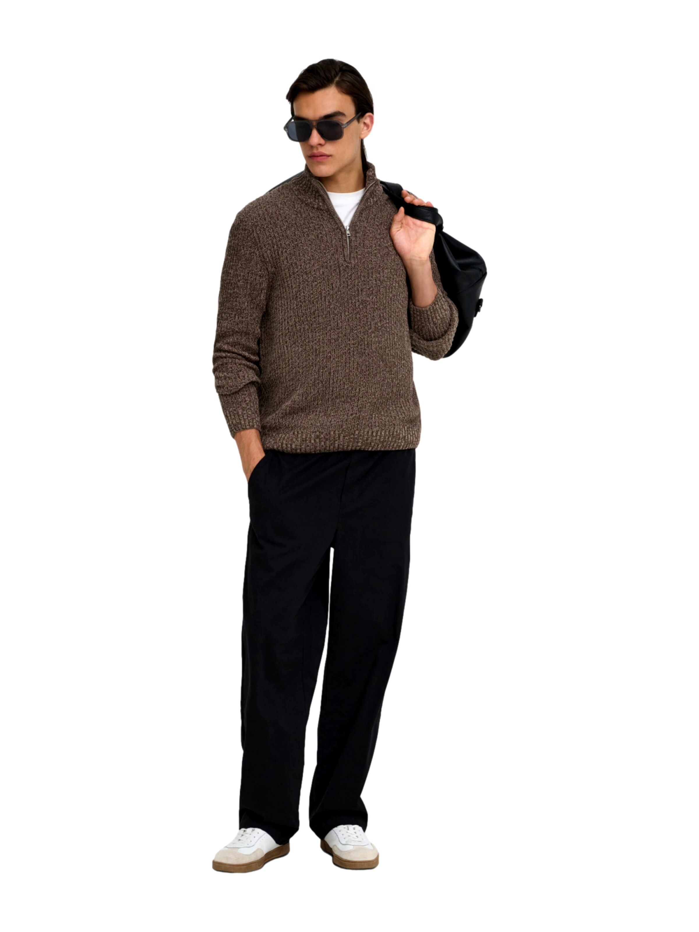 Only & Sons Sweater 'ONSJOIN' in Brown
