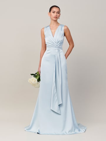 Robe de soirée 'VERONICA' Sável en bleu : devant