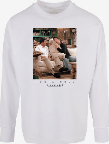 ABSOLUTE CULT Shirt 'Friends - Hug And Roll' in White: front