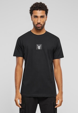 Mister Tee T-shirt 'Skelett' i svart: framsida