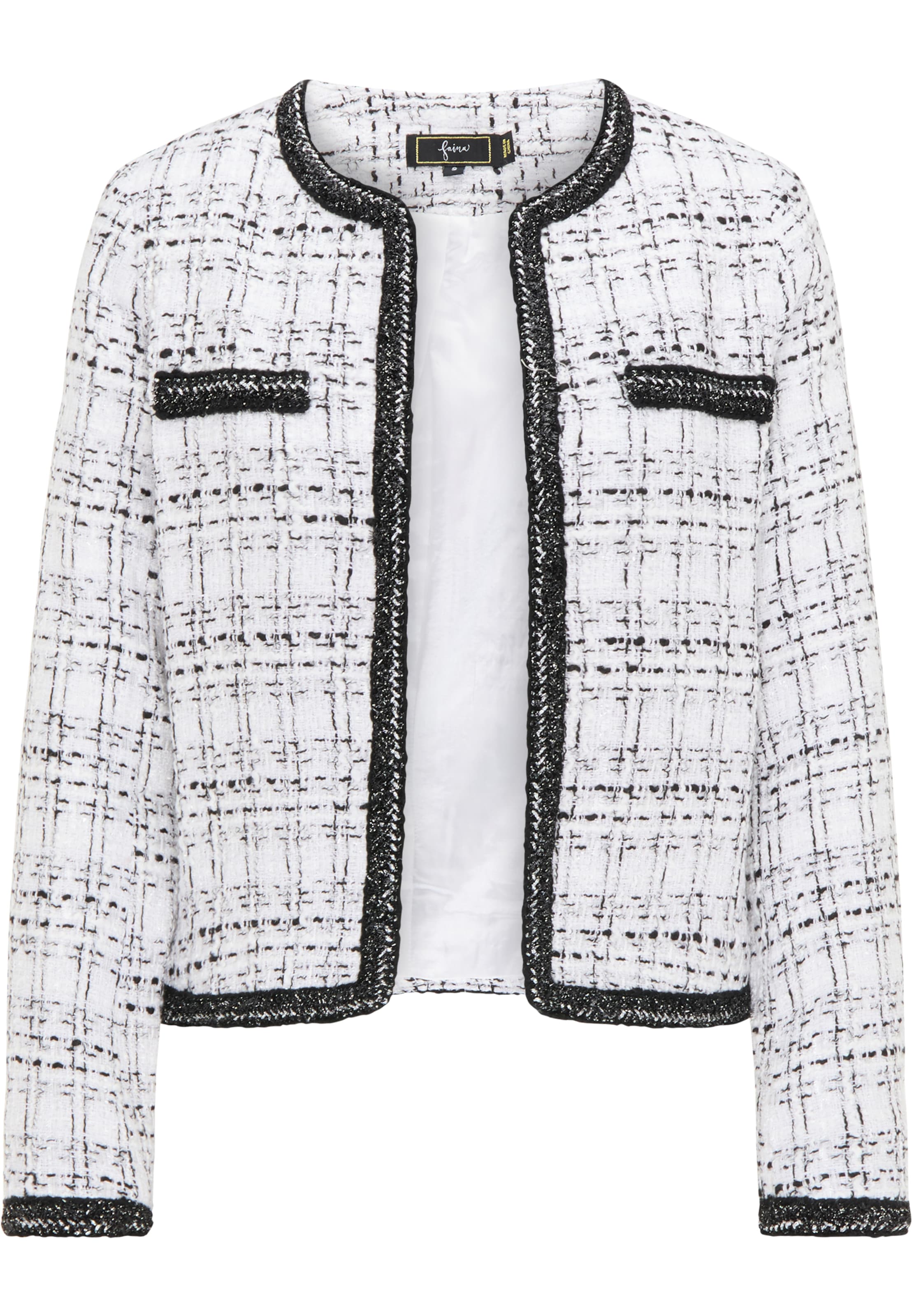 faina - Blazer en blanco: frente