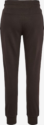 Hummel Tapered Sportbroek 'OLIVIA' in Bruin