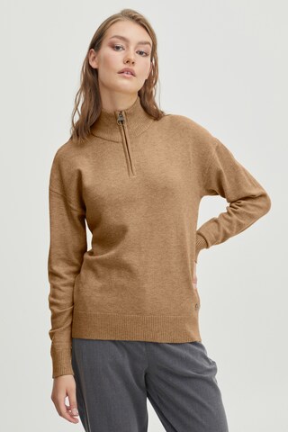 Oxmo - Jersey 'Rita' en beige: frente