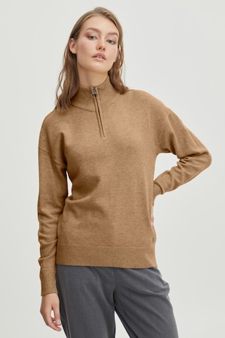 Oxmo Sweater 'Rita' in Beige: front