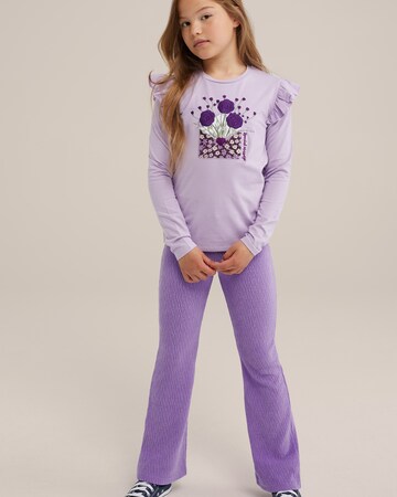 WE Fashion Футболка в Лиловый
