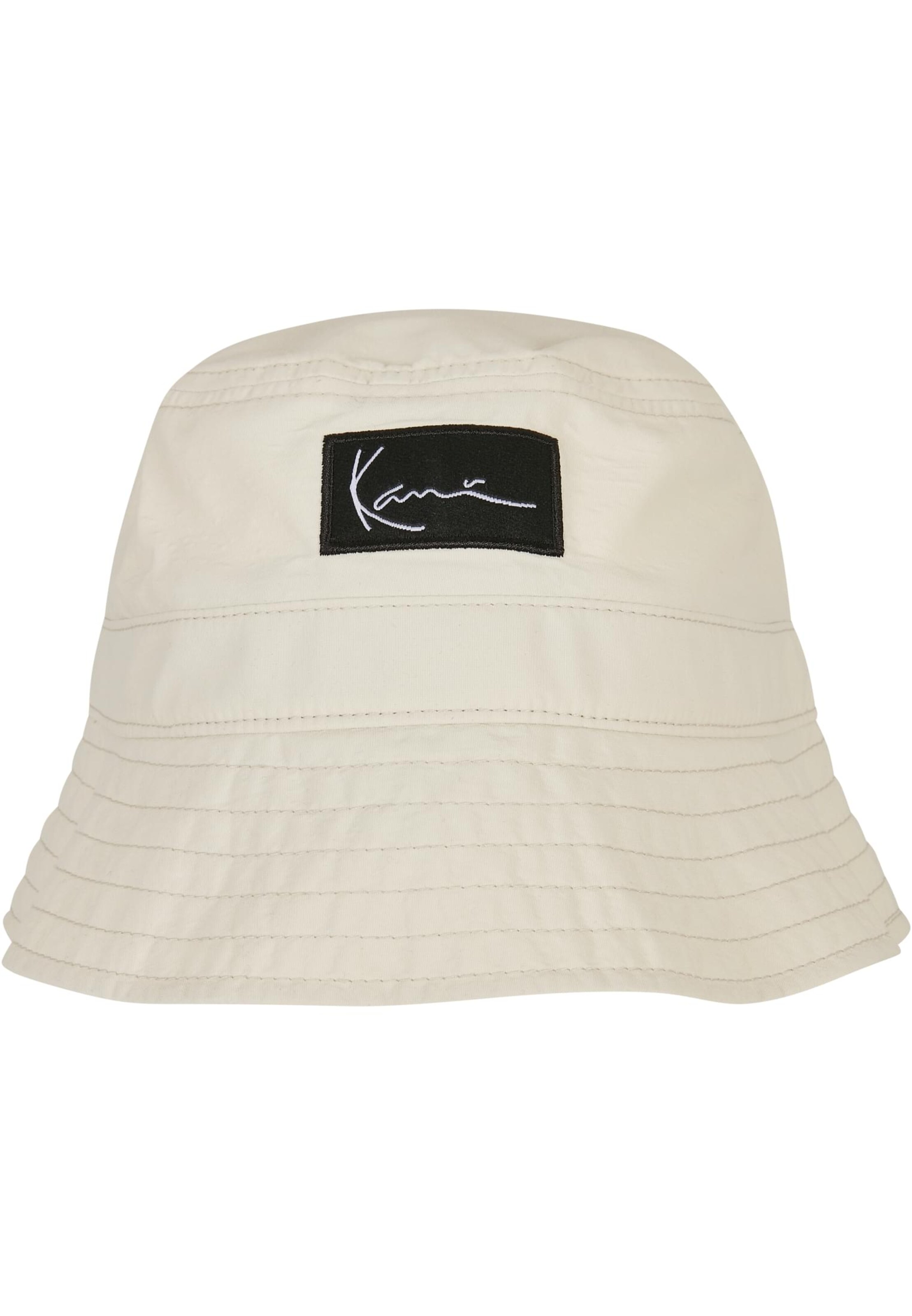 Chapeaux 'Bucket' Karl Kani en beige : devant