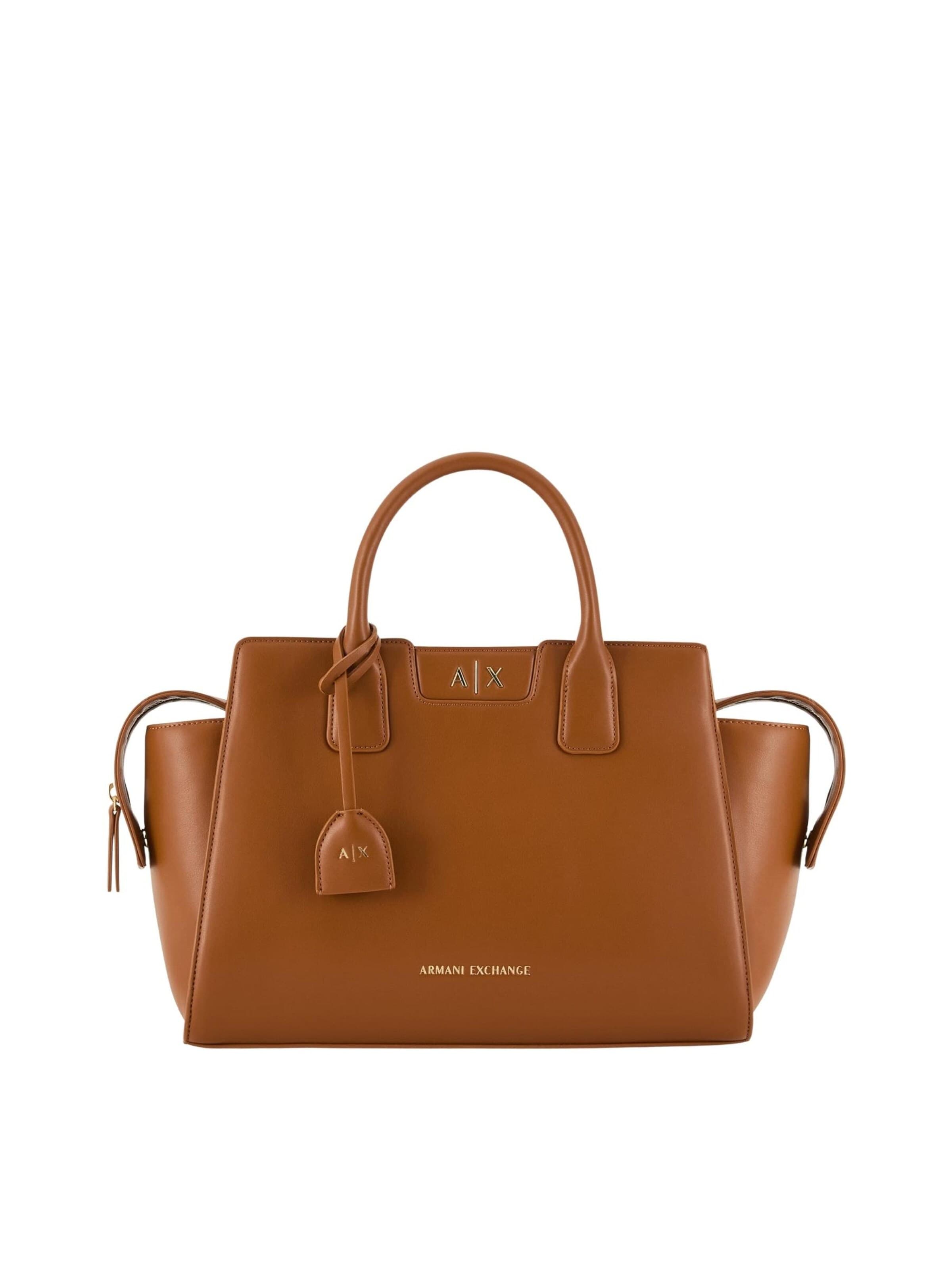 ARMANI EXCHANGE - Bolso de mano 'XW002158' en beige: frente