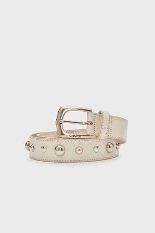 Fabienne Chapot Belt in Beige: front