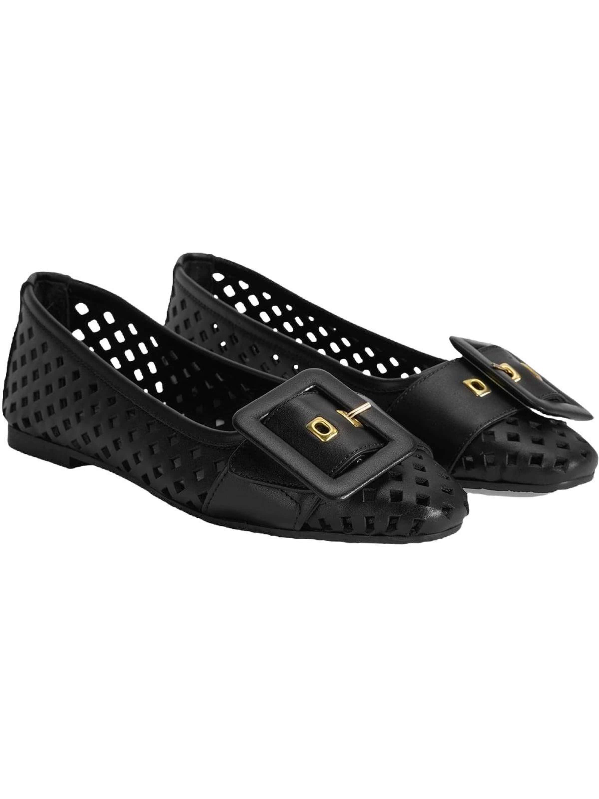 Desa Ballet Flats 'Ballettschuhe' in Black: front