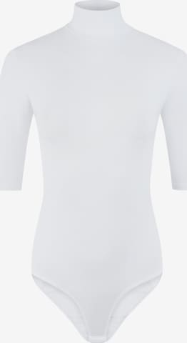 Evoni Blusenbody 'mit ellbogenlangen Ärmeln' in Weiß: Vorderseite