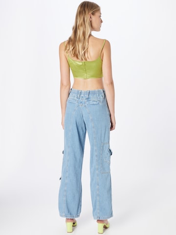 BDG Urban Outfitters Wide leg Cargo Jeans in Blue