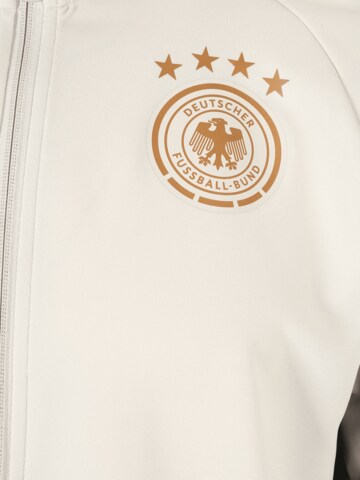 ADIDAS PERFORMANCE Sports sweat jacket 'Germany Tiro 23 ' in Beige