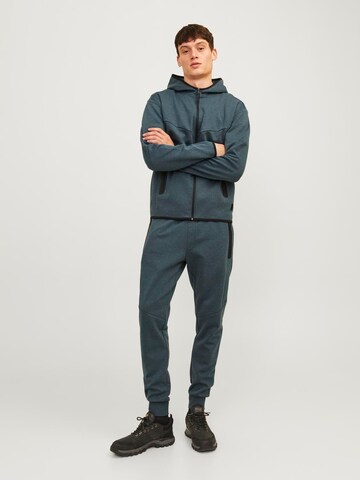 JACK & JONES Sweatjacke 'JCOFusion' in Blau