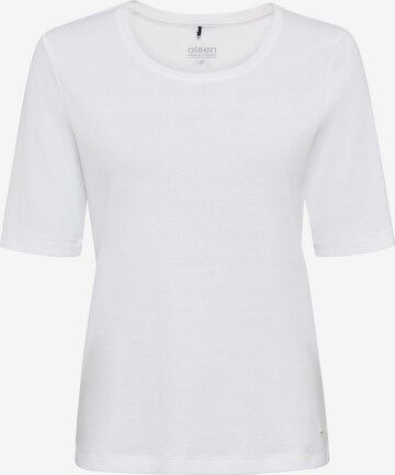 T-shirt Olsen en blanc : devant