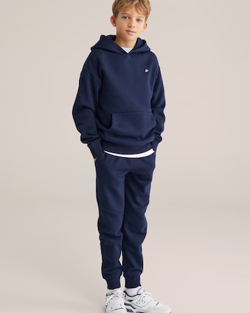 WE Fashion Regular Housut värissä sininen