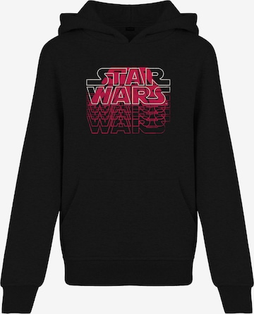 F4NT4STIC Sweater 'Star Wars Blended Logo' in Black: front