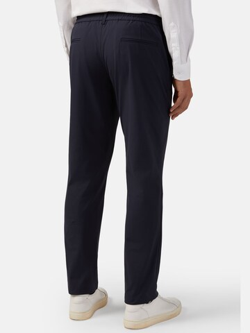 Regular Pantalon à plis Boggi Milano en noir