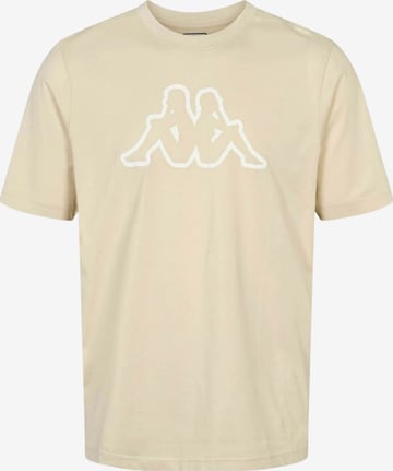 KAPPA - Ajuste regular Camisa ' KMLogo ' en beige: frente