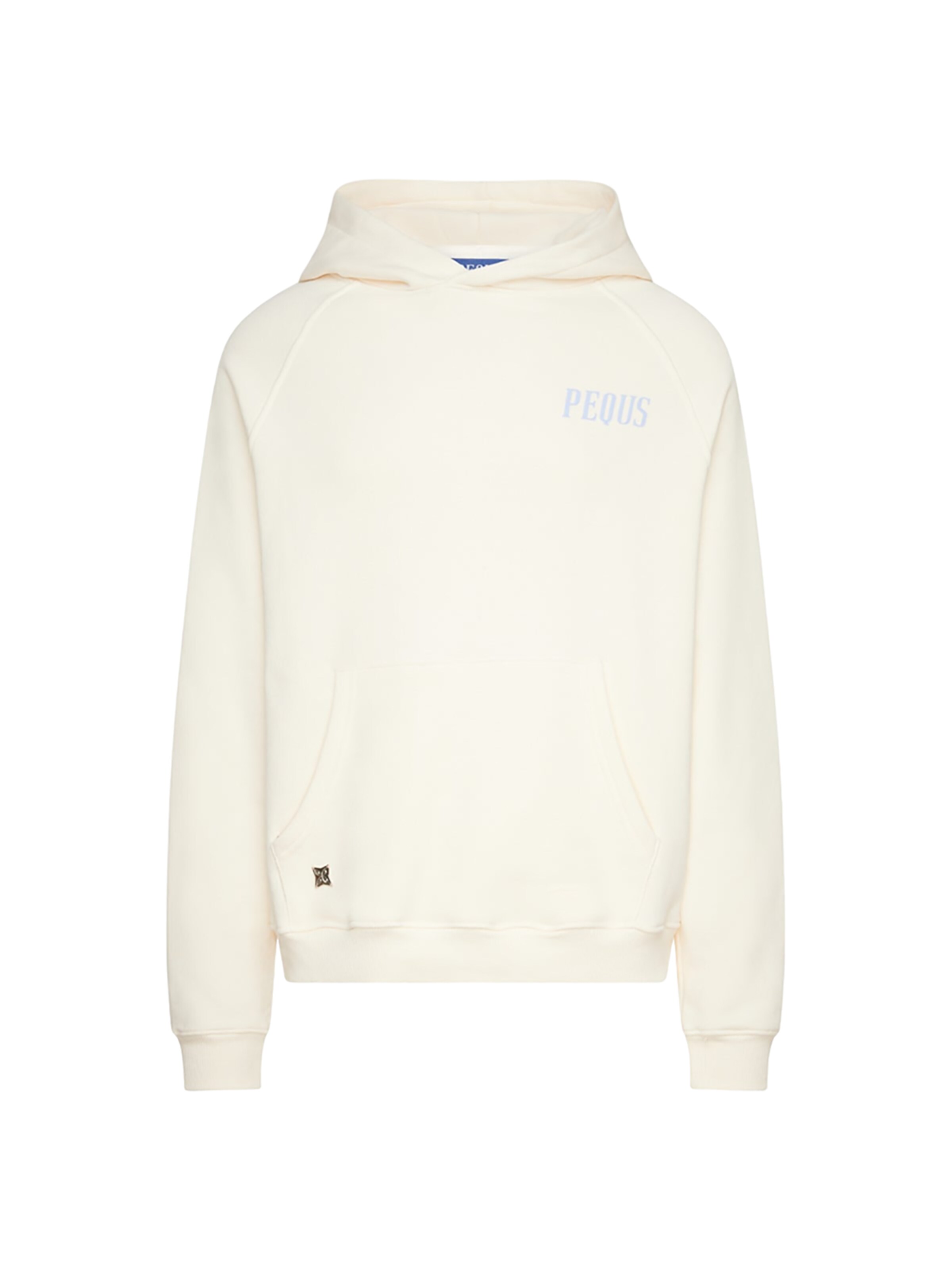 Pequs Sweatshirt 'Back Logo' in White: front