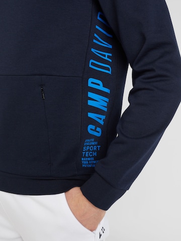 CAMP DAVID Sweatshirt in Blau