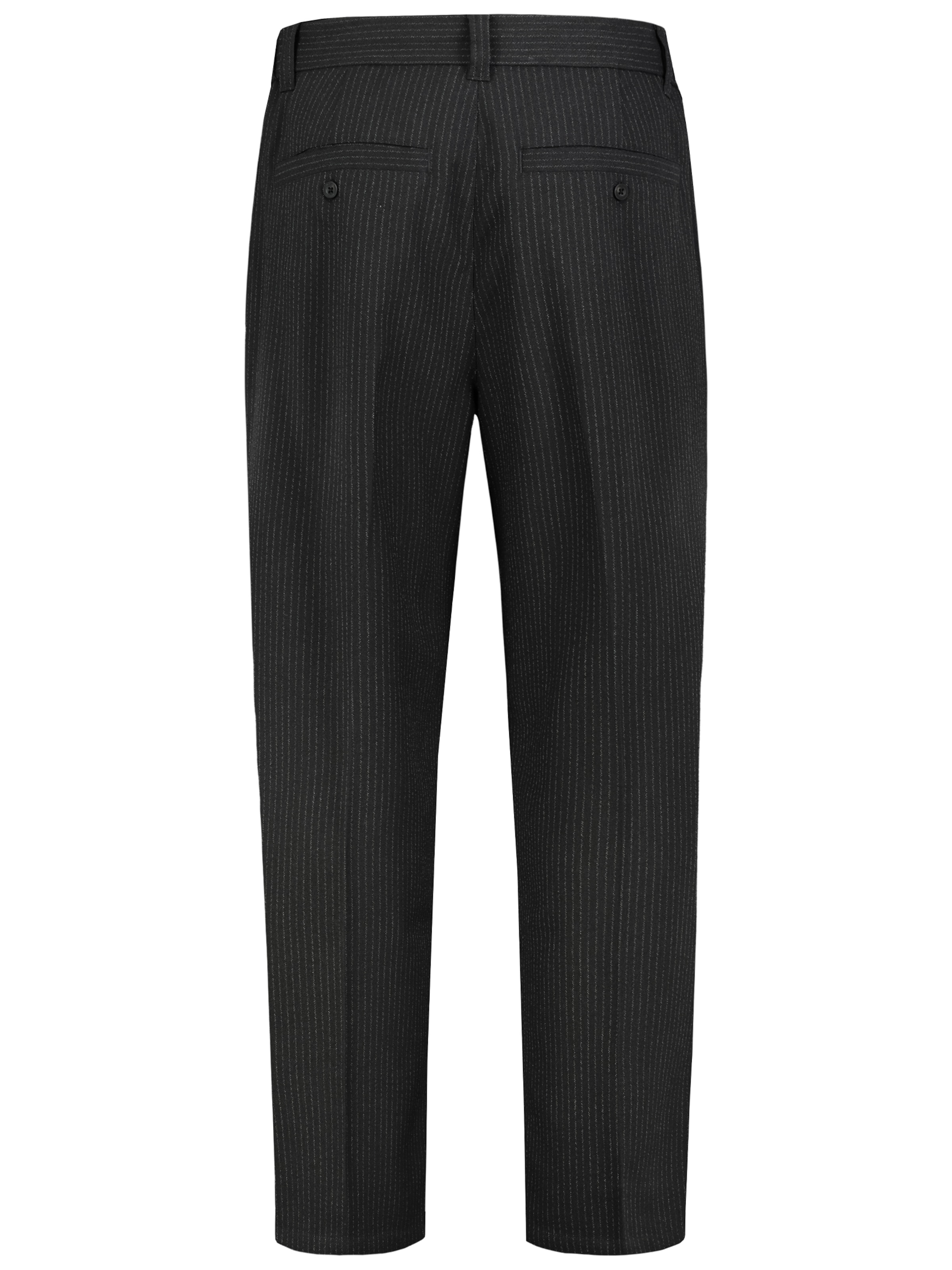 Sublevel Wide leg Pleat-Front Pants in Black