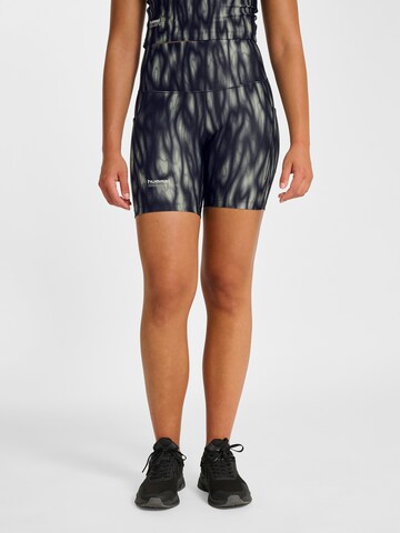 Hummel Skinny Sports trousers 'HIIT' in Green: front