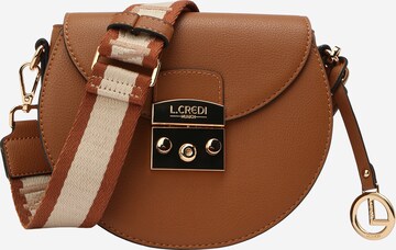 L.CREDI Tasche 'Filippa' in Braun: predná strana