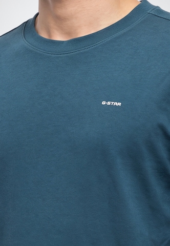G-STAR Shirt 'True' in Blauw: voorkant